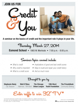 Credit and You Flyer